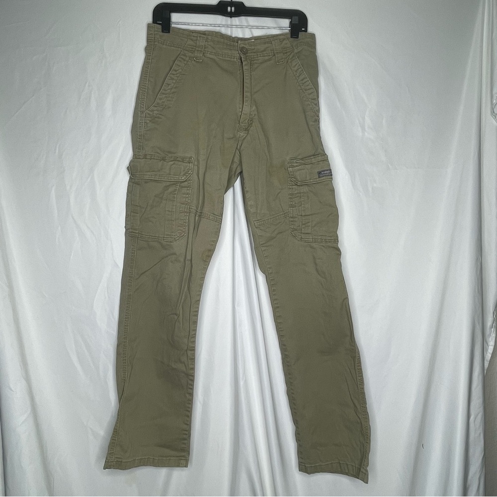 Wrangler Khaki Cargo Pants Unisex Size 30/32